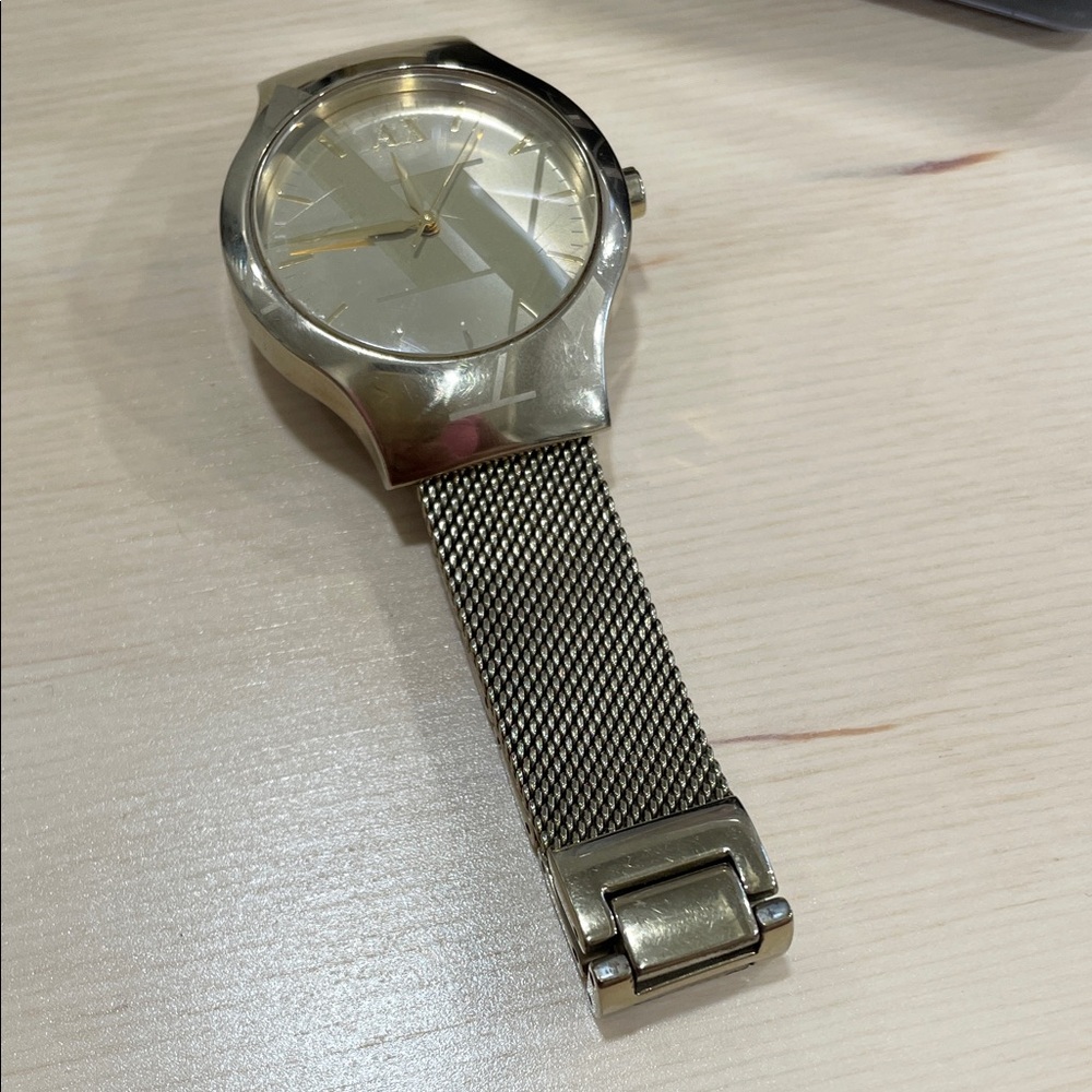 Armani Exchange Gold Tone Watch - Picture 4 of 11